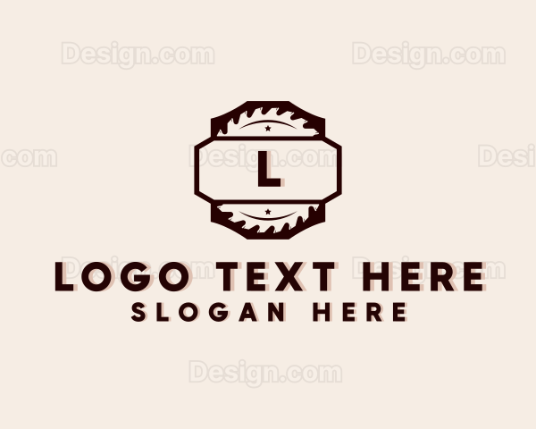 Woodworking Circular Saw Logo