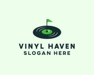 Vinyl Golfer Course logo