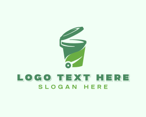 Trash Bin Garbage Disposal logo