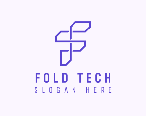 Tech Startup Letter F logo design