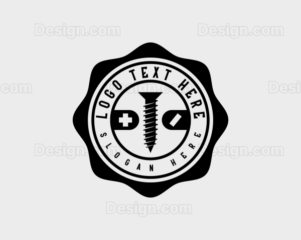 Industrial Construction Screw Logo