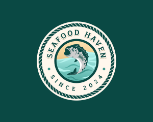 Fish Seafood Restaurant logo design