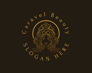 Beauty Pageant Hair logo design