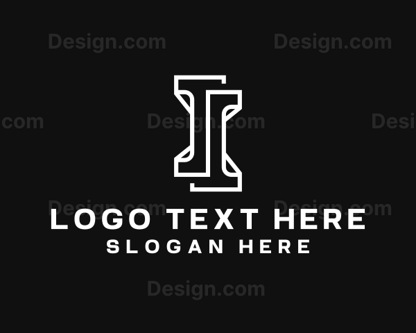 Professional Advertising Agency Letter I Logo