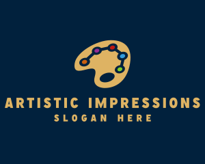 Online Art Palette  logo design