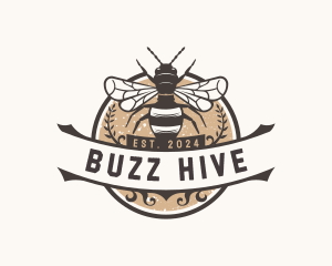 Bee Hive Apiculture logo design