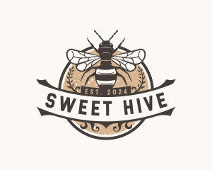 Bee Hive Apiculture logo design