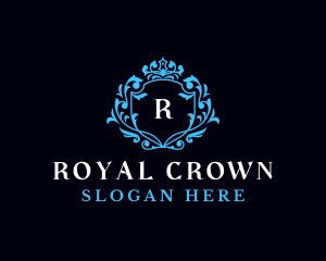 Royal Crown Filigree logo design