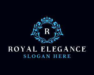 Royal Crown Filigree logo design