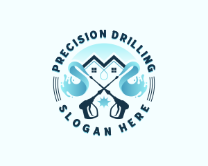 Water Pressure Washing  Logo