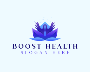 Lotus Floral Health logo design