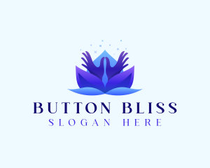 Lotus Floral Health logo design