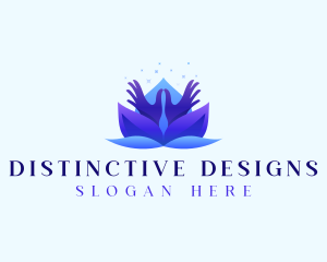 Lotus Floral Health logo design