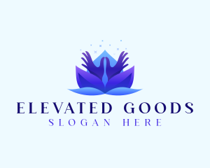 Lotus Floral Health logo design