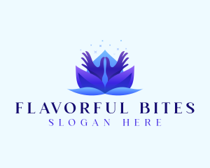 Lotus Floral Health logo design