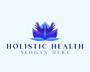 Lotus Floral Health logo design