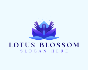 Lotus Floral Health logo design