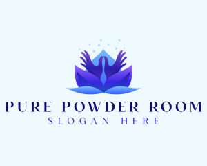 Lotus Floral Health logo design