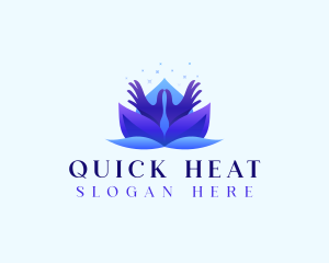 Lotus Floral Health logo design