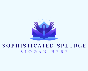 Lotus Floral Health logo design