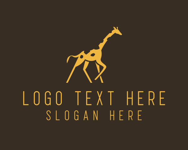Giraffe logo example 4