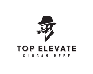 Gentleman Tobacco Hat logo design