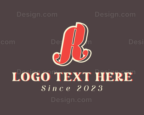 Retro Fashion Company Logo