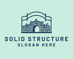 Stone Bridge Structure logo design