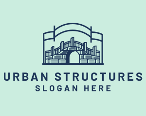 Stone Bridge Structure logo design