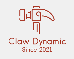 Minimalist Claw Hammer  logo