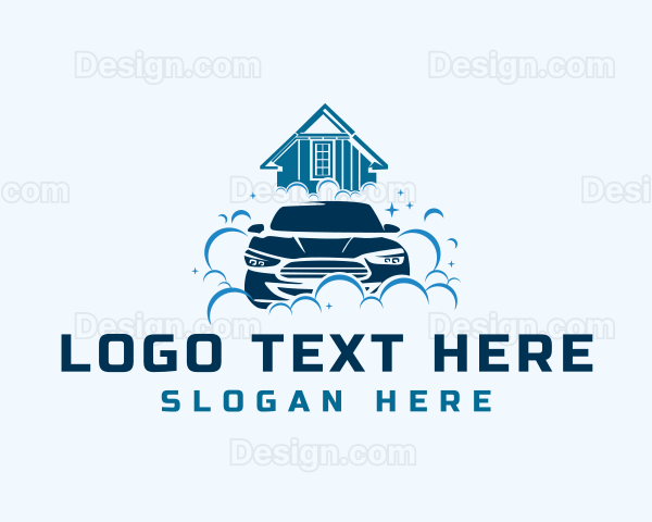 Car Wash Automobile Cleaning Logo