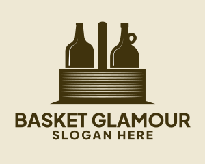 Liquor Basket Carrier logo design