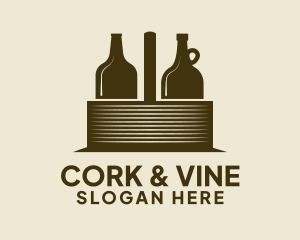 Liquor Basket Carrier logo design