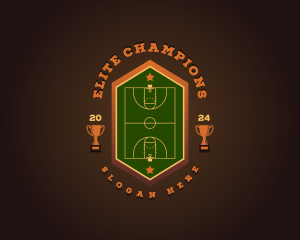 Basketball Championship Court logo