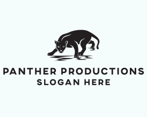 Wild Panther Animal logo design