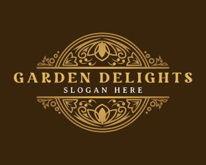 Luxury Floral Garden logo design