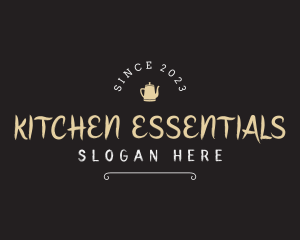 Kitchen Teapot Kettle logo design