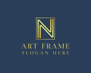 Luxury Elegant Letter N logo design