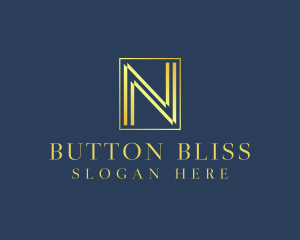 Luxury Elegant Letter N logo design