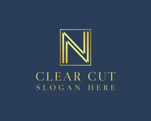 Luxury Elegant Letter N logo design