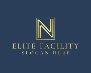 Luxury Elegant Letter N logo design