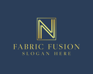 Luxury Elegant Letter N logo design