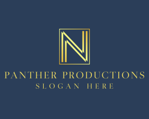 Luxury Elegant Letter N logo design