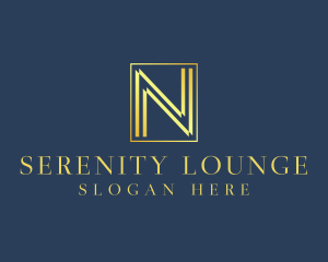 Luxury Elegant Letter N logo design