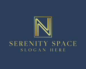 Luxury Elegant Letter N logo design