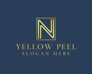 Luxury Elegant Letter N logo design