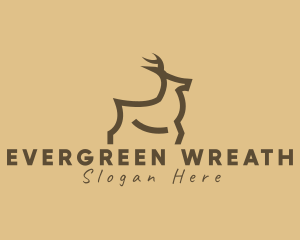 Modern Deer Hunting logo design