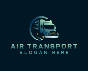 Logistics Trailer Truck logo design