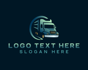 Trailer - Logistics Trailer Truck logo design