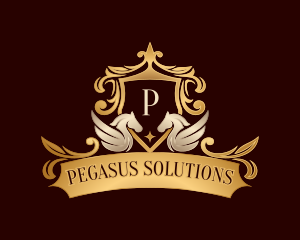 Pegasus Premium Crest logo design